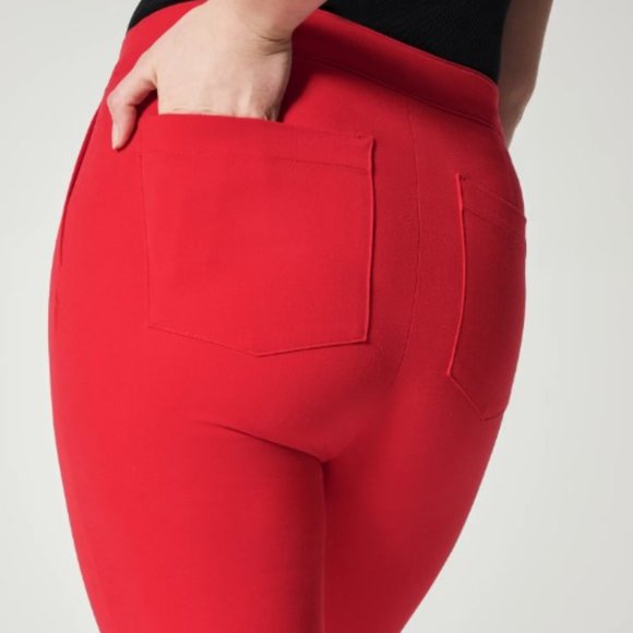 SPANX Pants - NWT - SPANX - True Red On-the-Go Kick Flare Pant - Size Large - 10/12